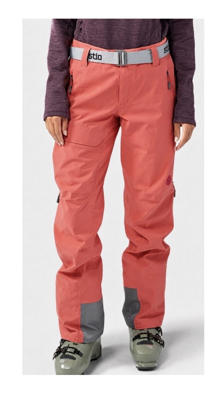 Stio Women’s Environ Ski Pants - Coral Pink Size M Short